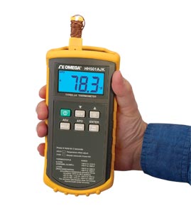 Handheld Digital Thermometer "Omega" Model  HH501AJK